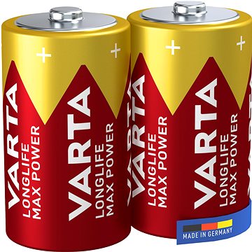 

VARTA alkalická baterie Longlife Max Power D 2 ks