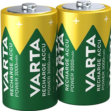 

VARTA nabíjecí baterie Recharge Accu Power D 3000 mAh R2U 2 ks