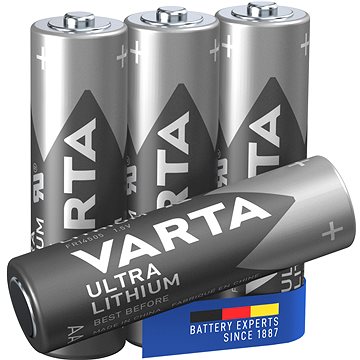 

VARTA lithiová baterie Ultra Lithium AA 4ks