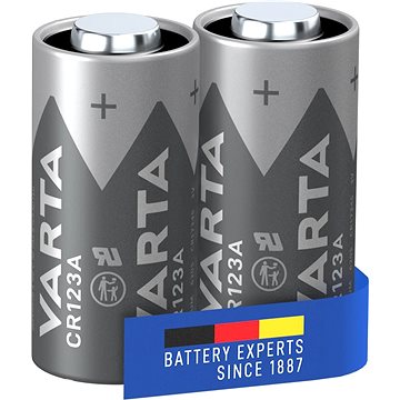 

VARTA speciální lithiová baterie Photo Lithium CR123A 2ks