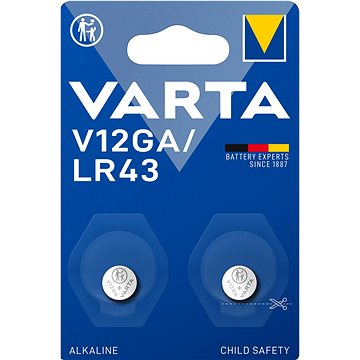 

VARTA speciální alkalická baterie V12GA/LR43 2ks