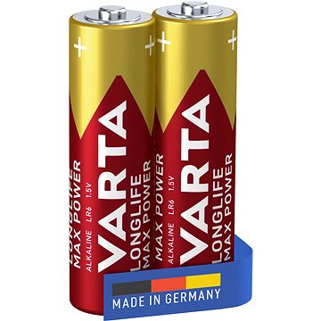

VARTA alkalická baterie Longlife Max Power AA 2ks