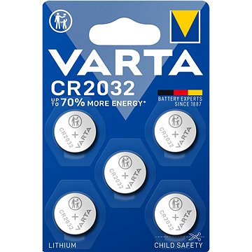 

VARTA speciální lithiová baterie CR2032 5ks