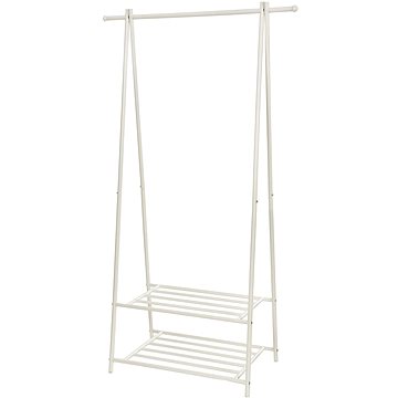 

SONGMICS Stojan krémový/bílý, ocelový stojací kousek 87,5 × 41 × 155 cm