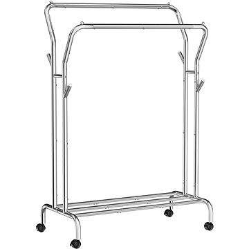 

SONGMICS Stojan nerez, odolný, ocelový design 155 × 52,5 × 103,5 cm