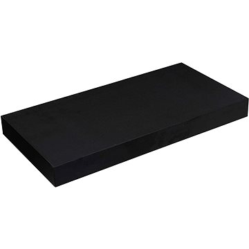 

VASAGLE Černá police, MDF a ocelová konstrukce 40 × 20 × 3,8 cm