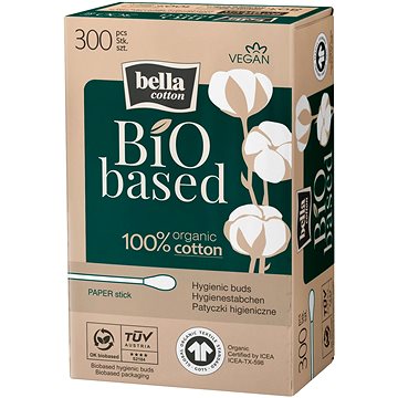 

BELLA Cotton Bio Based hygienické tyčinky papírové 300 ks