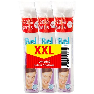 

BEL Cosmetic odličovací tampony XXL pack 3 × 84 ks