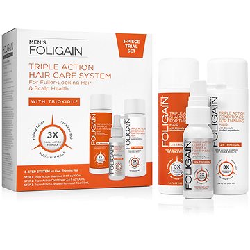 

FOLIGAIN Triple Action cestovní sada přípravků proti padání vlasů pro muže