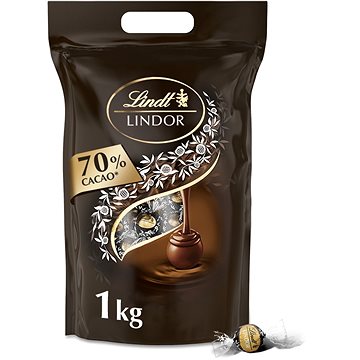 

LINDT Lindor Pralinky Hořká Čokoláda 70% 1000 g