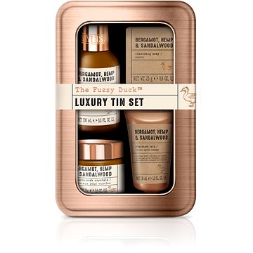 

BAYLIS & HARDING Dárková sada péče o tělo v plechové dóze Bergamot, Konopí & Santal 130 ml