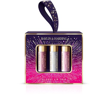 

BAYLIS & HARDING Dárková sada lesků na rty Fík & Granátové jablko 3 ks