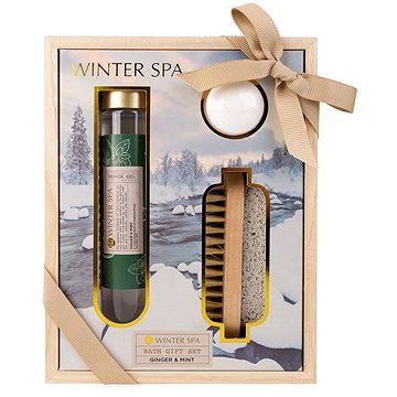 

ACCENTRA Winter Spa v dřevěné krabičce s kartáčkem na nehty a pemzou 60 ml
