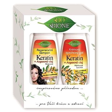 

BIONE COSMETICS Dárková sada Arganový olej + Karité 520 ml