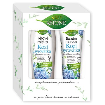 

BIONE COSMETICS Dárková sada Kozí syrovátka 700 ml