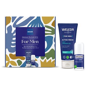 

WELEDA Men 24h Roll-On and 3 v 1 Shower Gel 250 ml