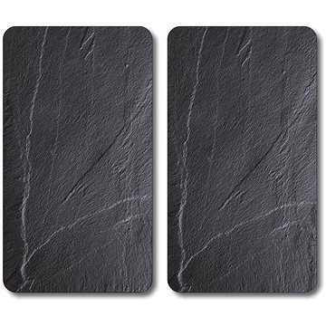 

KESPER Multifunkční skleněná deska 2 ks Břidlice 50 × 28,5 × 0,7 cm