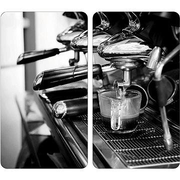 

KESPER Multifunkční skleněná deska 2 ks Espresso 50 × 28,5 × 0,7 cm