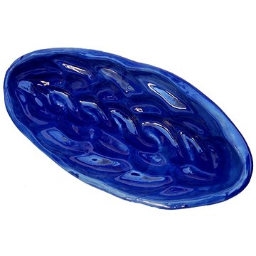 

VČELIČKY Forma na pečení Vánočka, 35 × 9 cm, barva modrá