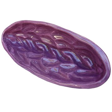 

VČELIČKY Forma na pečení Vánočka, 35 × 9 cm, barva fialová