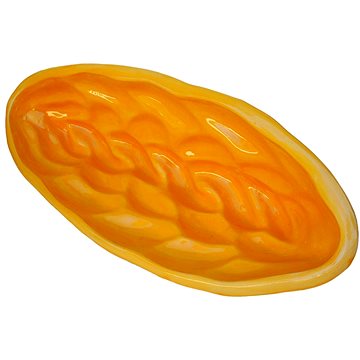 

VČELIČKY Forma na pečení Vánočka, 35 × 9 cm, barva slunečnicová