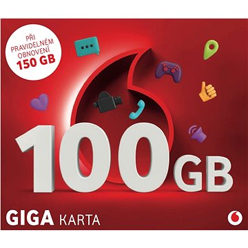 

Vodafone GIGA Karta 100GB
