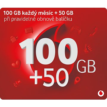 

Vodafone GIGA Karta 100GB (e-sim)