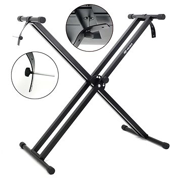 

Veles-X Compact Security Double X Keyboard Stand