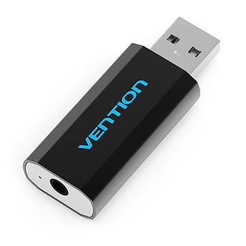 Vention USB External Sound Card Black - Externí zvuková karta