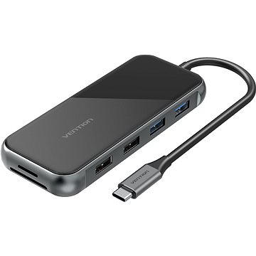 

Vention 10-in-1 USB-C to HDMI / VGA / 2x USB3.0 / 2x USB2.0 / RJ45 / TF / SD / PD Docking Station 0.