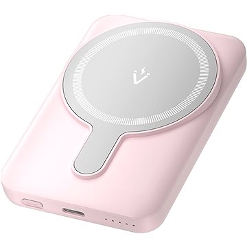 

Vention 5000mAh Magnetic Wireless Power Bank 20W Pink Light Indicator Display Type