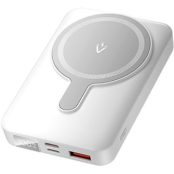 

Vention 10000mAh Magnetic Wireless Power Bank 22.5W White LED Display Type