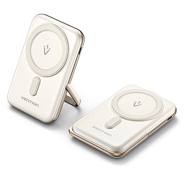 

Vention 10000mAh Magnetic Wireless Power Bank (USB-C + Wireless) 20W White