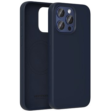 

Vention Liquid Silicone Case for iPhone 14 Plus with MagSafe Midnight Blue