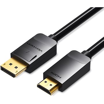 Vention DisplayPort (DP) to HDMI Cable 1.5m Black - Video kabel