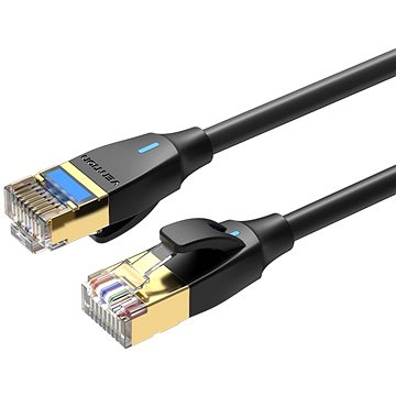 

Vention Cat.8 SFTP Patch Cable 1m Black Slim Type