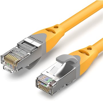 Vention Cat.6A SFTP Patch Cable 0.5M Yellow