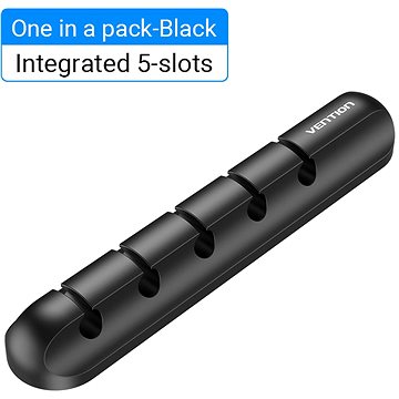 Vention 5 Ports Desktop Cable Manager Black