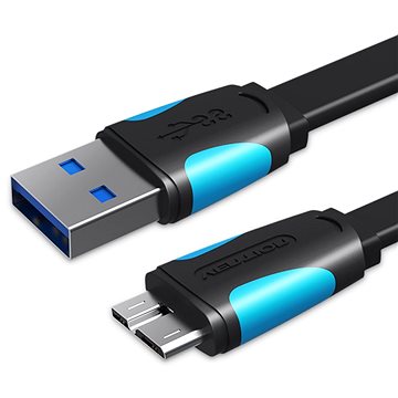 Vention USB 3.0 (M) to Micro USB-B (M) 2m Black - Datový kabel