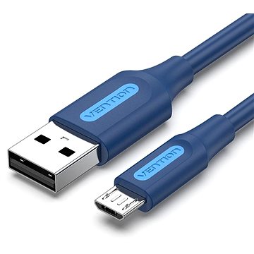 Vention USB 2.0 to Micro USB 2A Cable 2M Deep Blue - Datový kabel