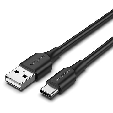 Vention USB 2.0 to USB-C 3A Cable 1M Black - Datový kabel
