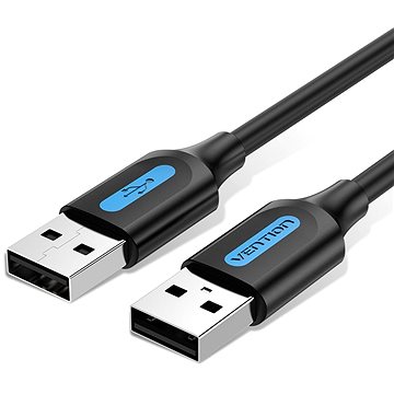 

Vention USB 2.0 Male to USB Male Cable 0.5m Black PVC Type