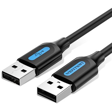 

Vention USB 2.0 Male to USB Male Cable 1m Black PVC Type