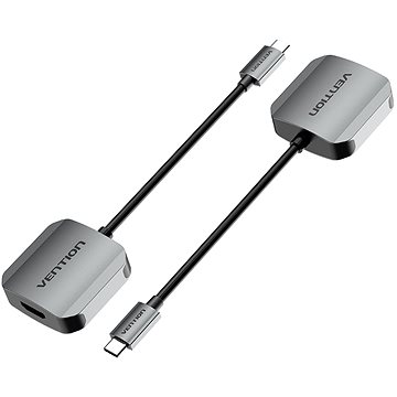

Vention USB-C to HDMI Converter 0.15M Gray Aluminum Alloy Type