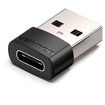 Vention USB 2.0 (M) to USB-C (F) OTG Adapter Black PVC Type - Redukce