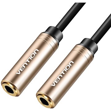 

Vention 3.5mm (F) to 3.5mm Jack (F) Audio Extension Cable 0.3M Red Metal Type