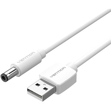 

Vention USB to DC 5.5mm Power Cord 0.5M White Tuning Fork Type