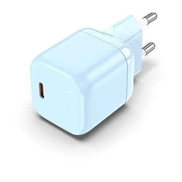 

Vention 1-port Stylish USB-C GaN Charger (30W) Blue