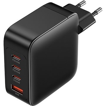 

Vention 4-Port USB (C + C + C + A) GaN Charging Kit (140W/140W/30W/18W) EU-Plug Black