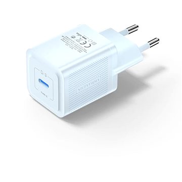

Vention 1-Port USB-C GaN Charger (20W) EU-Plug Blue